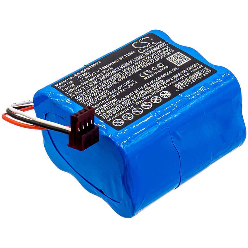 7.4V, Li-ion, 7800mAh, Flashlight battery fits Bright Star, 7880, 7802, 7815, 57.72Wh Flashlight Cameron Sino Technology Limited