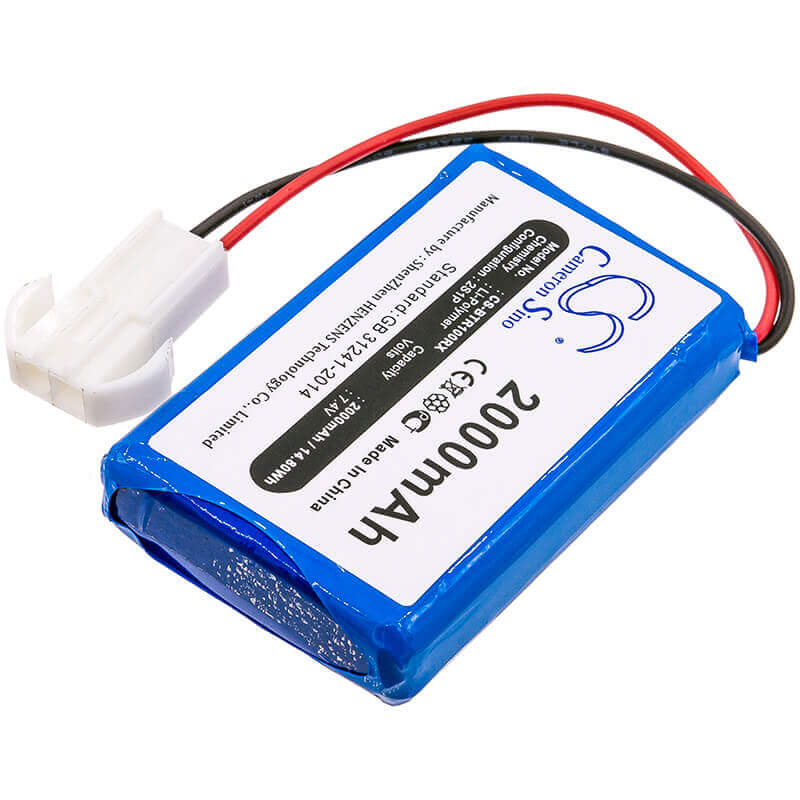 7.4V, Li-Polymer, 2000mAh, Cars battery fits Brookstone, Brookstone, Rover Revolution, 14.8Wh Cars Cameron Sino Technology Limited
