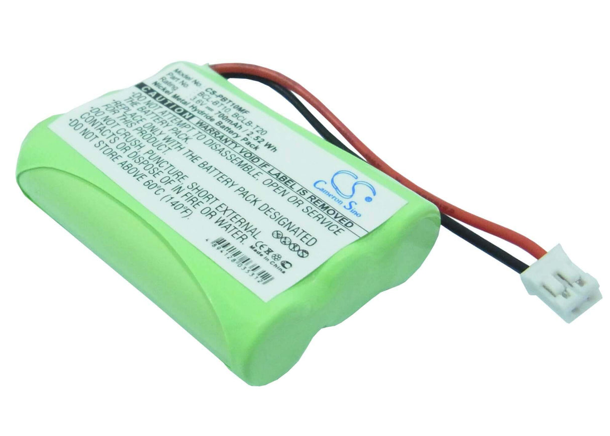 3.6V, Ni-MH, 700mAh, Batterie de fax mobile compatible avec Brother, Mobilteil, Bcl-bt, Bcl-100, Bcl-200, 2.52Wh Mobile Fax Cameron Sino Technology Limited