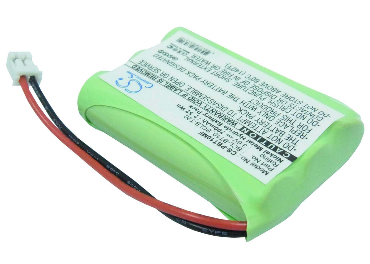 3.6V, Ni-MH, 700mAh, Batterie de fax mobile compatible avec Brother, Mobilteil, Bcl-bt, Bcl-100, Bcl-200, 2.52Wh Mobile Fax Cameron Sino Technology Limited
