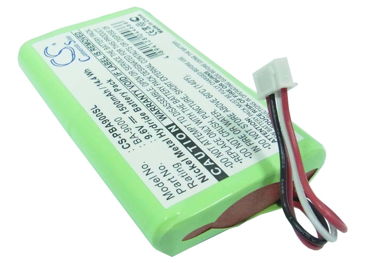 9.6V, Ni-MH, 1500mAh, Portable Printer battery fits Brother, Ba-9000, Pt9600, Pt-9600, 14.4Wh Portable Printer Cameron Sino Technology Limited