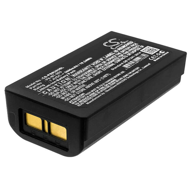 7.4V, Li-ion, 2600mAh, Portable Printer battery fits Brother, Pa-bt-003, Rj-2030, Rj-2050, 19.24Wh Portable Printer Cameron Sino Technology Limited