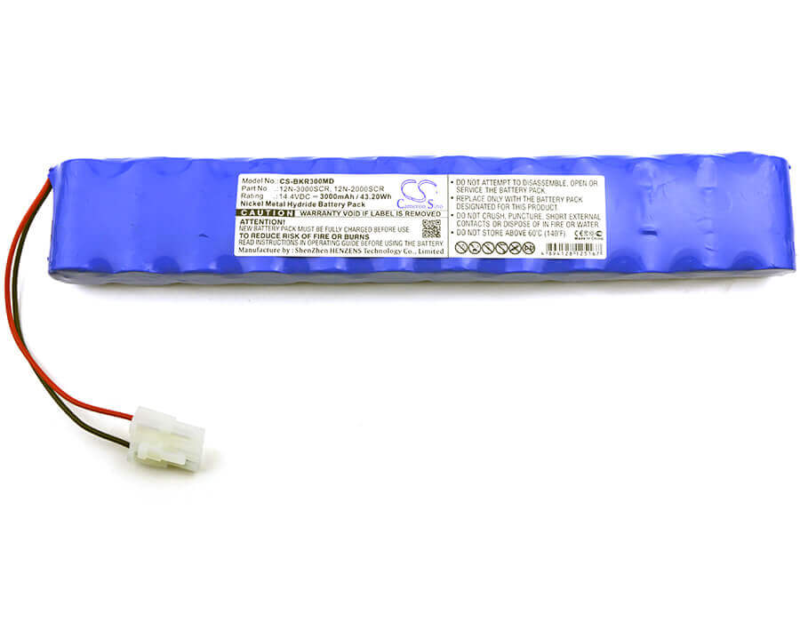 14.4V, Ni-MH, 3000mAh, Medical battery fits Schiller, Bruker, 12n-1800scr, 3002 Ih, Defibrillator Defigard 3002, 43.20Wh Medical Cameron Sino Technology Limited (Medical)