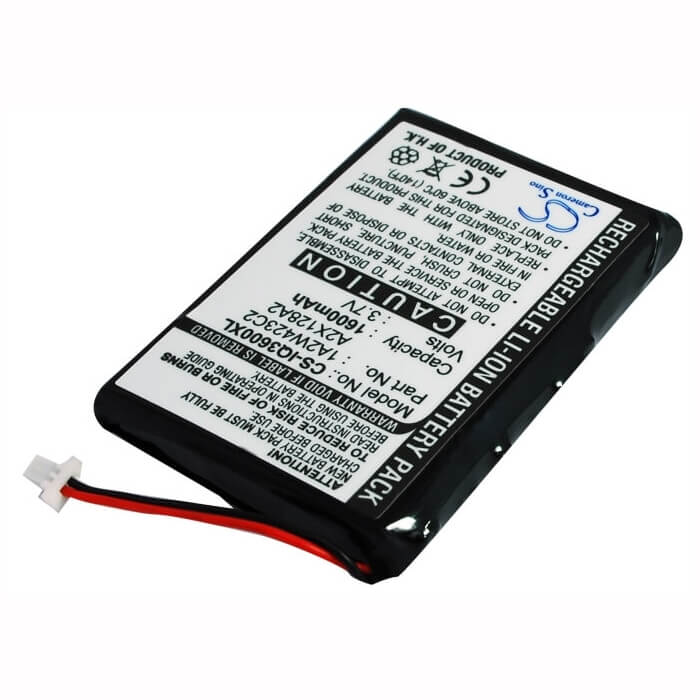 3,7V, Li-ion, 1600mAh, batterie GPS compatible avec Garmin, Bti, Pw029123, Gps-gar3200, 5,92Wh GPS, Navigateur Cameron Sino Technology Limited