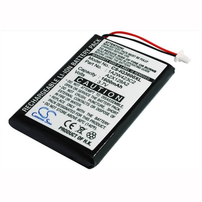 3,7V, Li-ion, 1600mAh, batterie GPS compatible avec Garmin, Bti, Pw029123, Gps-gar3200, 5,92Wh GPS, Navigateur Cameron Sino Technology Limited