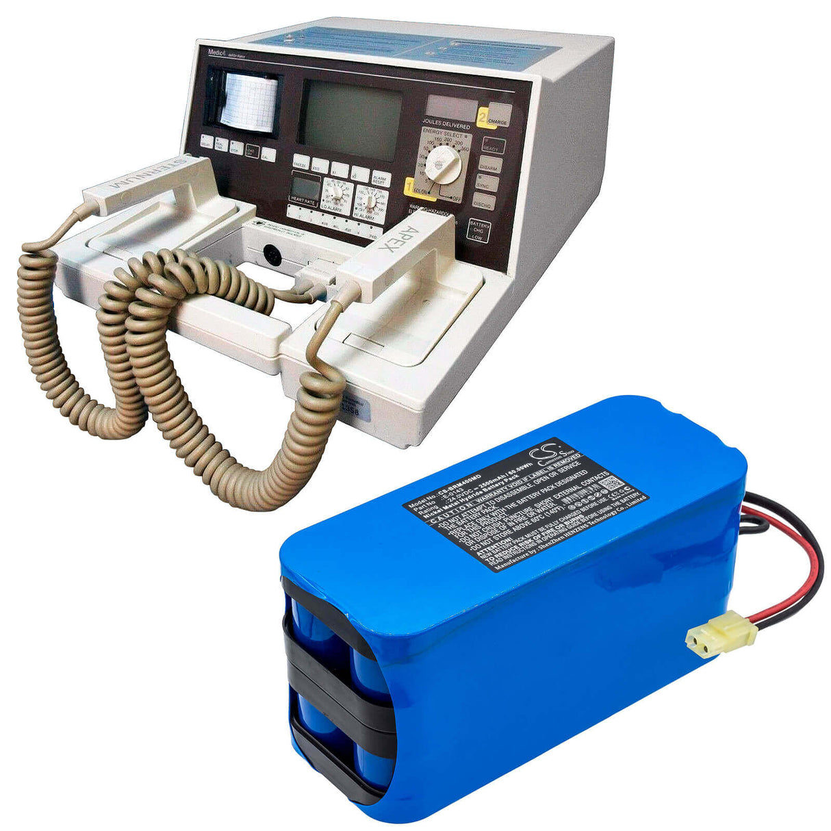 24.0V, Ni-MH, 2500mAh, Medical battery fits Burdick, E-0143, Medic 4 Defibrillator, 60.00Wh Medical Cameron Sino Technology Limited (Medical)