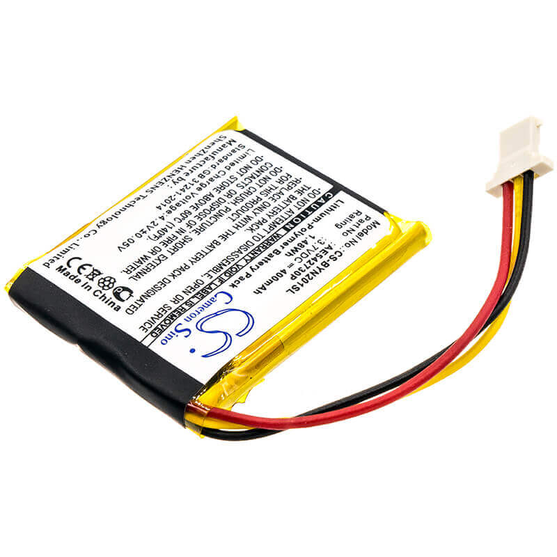 3,7V, Li-Polymer, 400mAh, batterie GPS compatible avec Bushnell, Ae542730p, 368224, Neo Ghost, 1,48Wh GPS, Navigator Cameron Sino Technology Limited