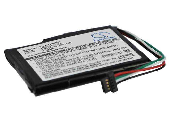 3,7V, Li-ion, 950mAh, batterie GPS compatible avec Bushnell, 20-01388-00a, Nav500, 3,52Wh GPS, Navigator Cameron Sino Technology Limited (Suspendu)