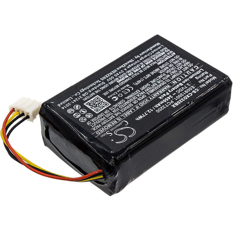 Barcode Scanner Battery For C-one, E-id, Xgk-c-one-e-id 3.7v, 3450mah - 12.77wh Barcode Scanner Cameron Sino Technology Limited