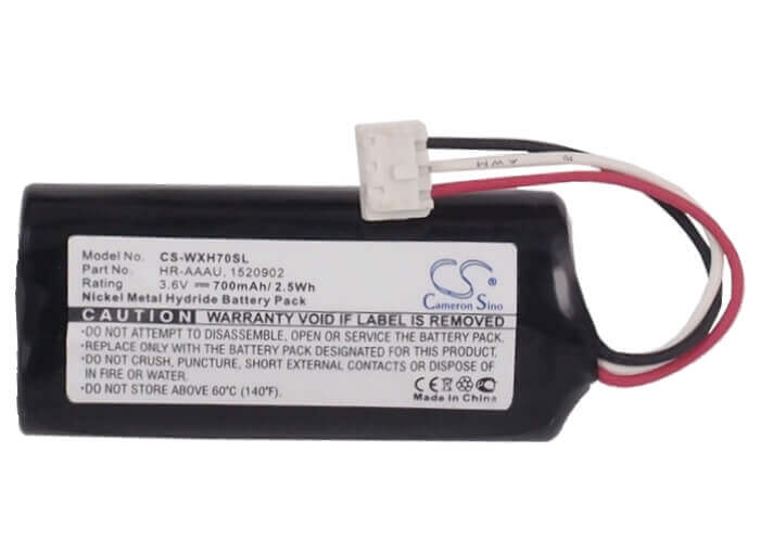 3.6V, Ni-MH, 700mAh, Shaver battery fits Cadus, Tondeo, Wella, Kadus, 1520902, Clipper, 2.52Wh Shaver Cameron Sino Technology Limited