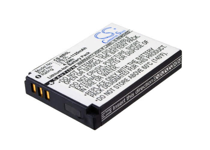 Camera Battery For Canon NB-5L, Digital Ixus 800 Is, 3.7v, 1120mah - 4.14wh Camera Cameron Sino Technology Limited (Camera)