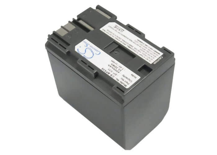 7.4V, Li-ion, 4500mAh, Camera battery fits Canon, Bp-535, Dm-mv100x, Dm-mv100xi, 33.3Wh Camera Cameron Sino Technology Limited (Camera)