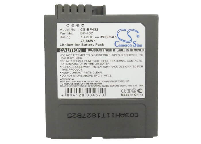 Battery For Canon Dm-mv3, Dm-mv3i, Dm-mv3imc, Dm-mv3mc, 7.4v, 3900mah - 28.86wh Batteries for Electronics Cameron Sino Technology Limited (Suspended)