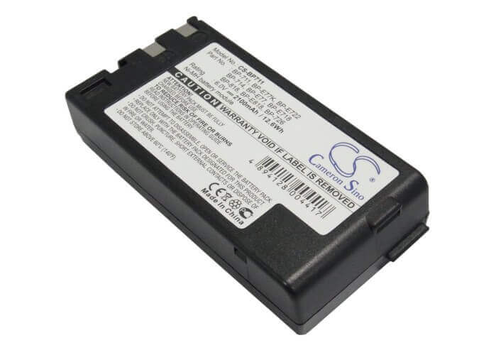 6.0V, Ni-MH, 2100mAh, Camera battery fits Canon, Bp-711, E06, E07, 12.6Wh Camera Cameron Sino Technology Limited (Camera)