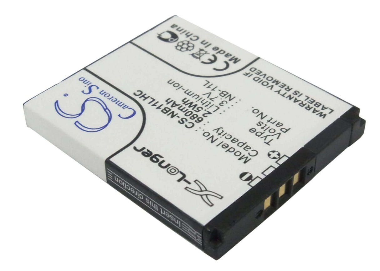 3.7V, Li-ion, 680mAh, Camera battery fits Canon, Nb-11l, Elph 110 Hs, Elph 340 Hs, 2.516Wh Camera Cameron Sino Technology Limited (Camera)