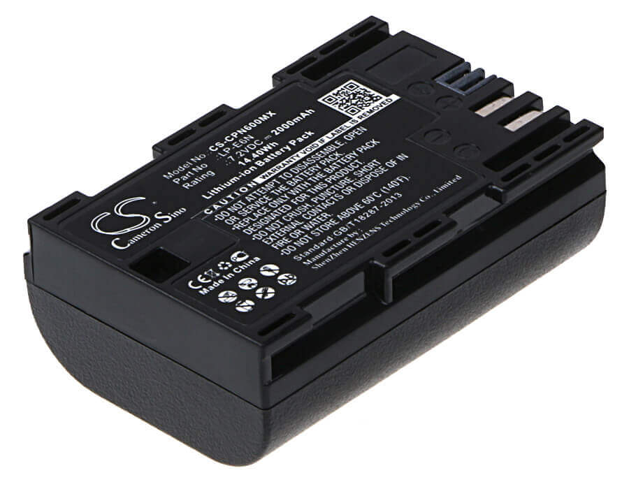 Camera Battery For Canon Eos 5d Mark Ii, 7.2v, 2000mah - 14.40wh Camera Cameron Sino Technology Limited (Camera)