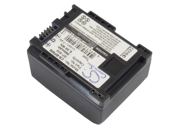 7.4V, Li-ion, 890mAh, Camera battery fits Canon, Bp-809, Fs10 Flash Memory Camcorder, Fs100 Flash Memory Camcorder, 6.586Wh Camera Cameron Sino Technology Limited (Camera)