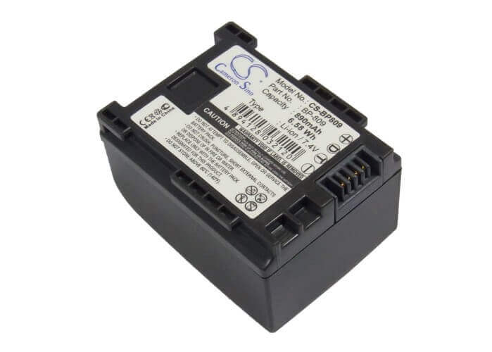 7.4V, Li-ion, 890mAh, Camera battery fits Canon, Bp-809, Fs10 Flash Memory Camcorder, Fs100 Flash Memory Camcorder, 6.586Wh Camera Cameron Sino Technology Limited (Camera)