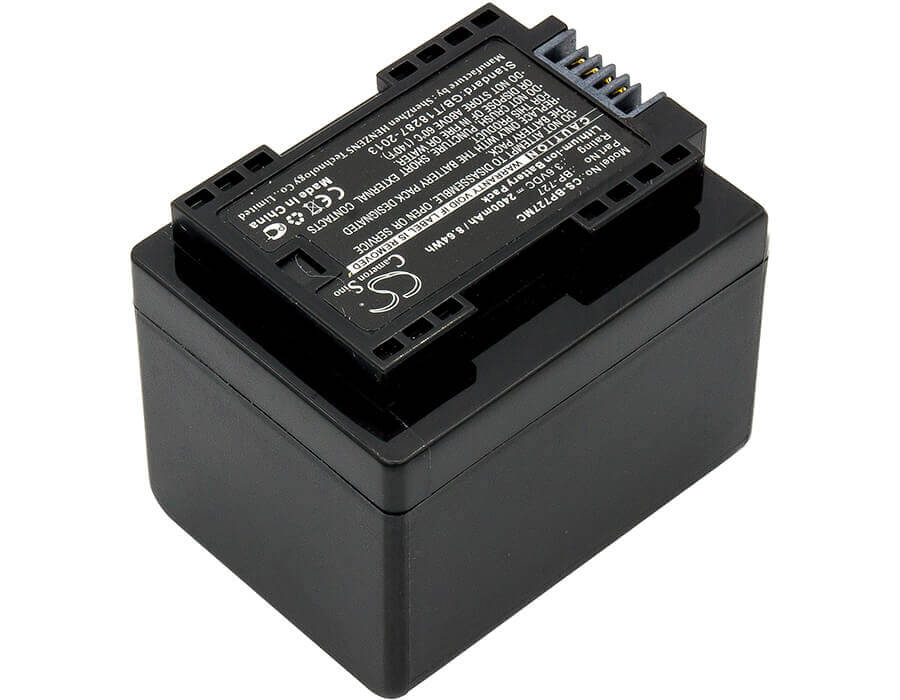 3.6V, Li-ion, 2400mAh, Camera battery fits Canon, Bp-727, Ixia Hf R306, Legria Hf R36, 8.64Wh Camera Cameron Sino Technology Limited (Camera)