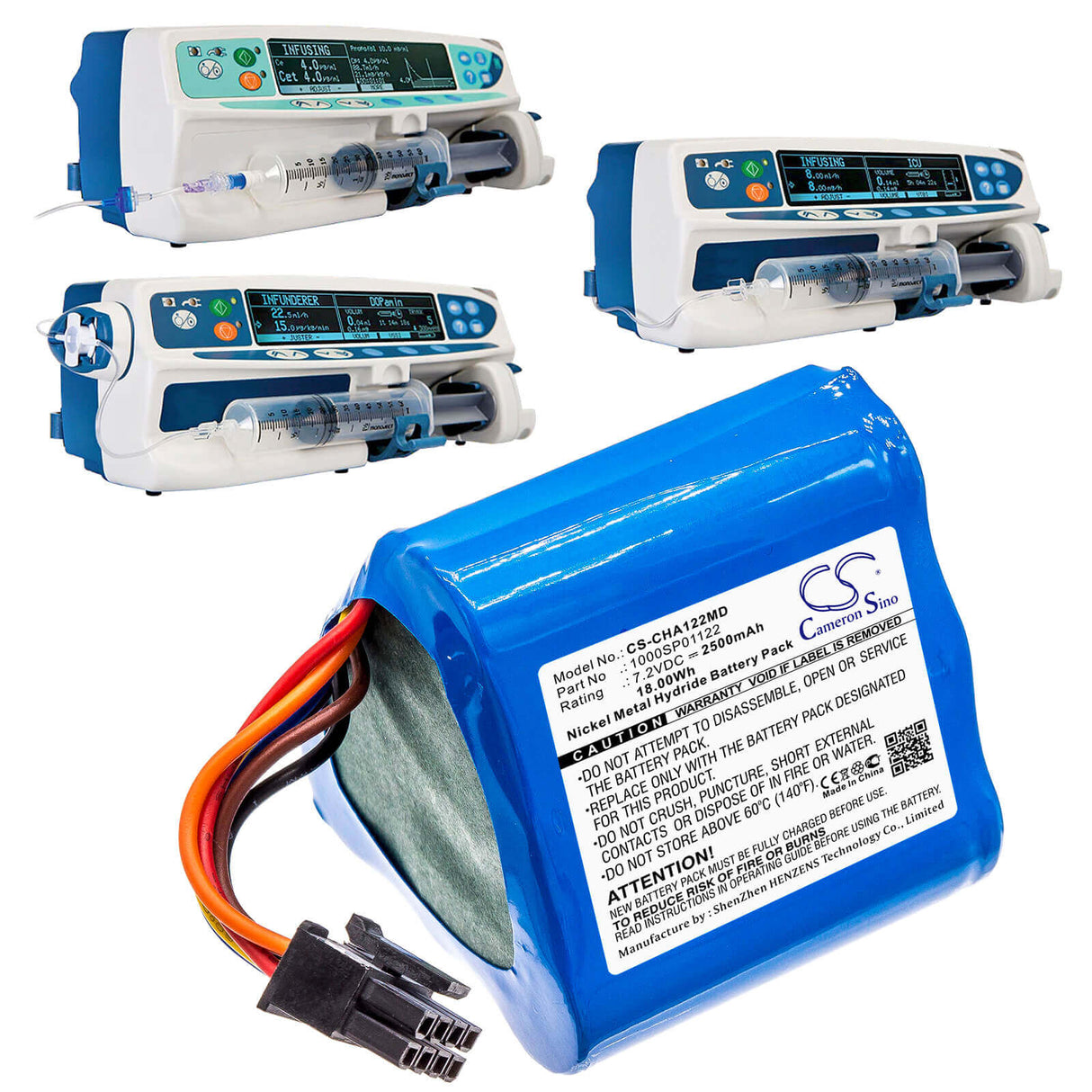 Battery For Cardinalhealth, Alaris Gh, Asena Gs-gh Alaris 7.2v, 2500mah - 18.00wh Medical Cameron Sino Technology Limited (Medical)