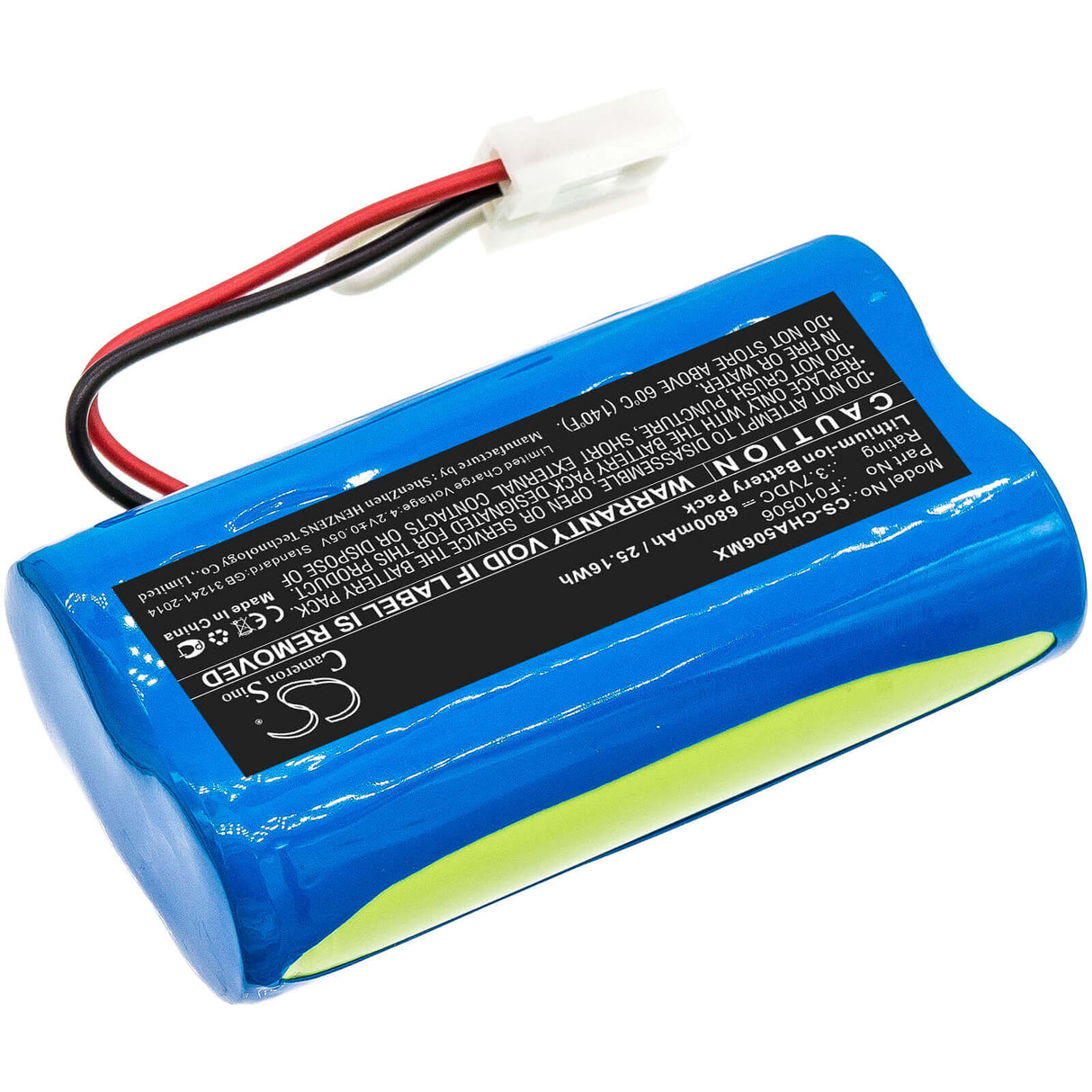 3,7V, Li-ion, 6800mAh, Batterie médicale compatible avec Cardinalhealth, F010506, Kangaroo Joey, Kangaroo Joey Enteral Feeding, 25,16Wh Medical Cameron Sino Technology Limited (Médical)