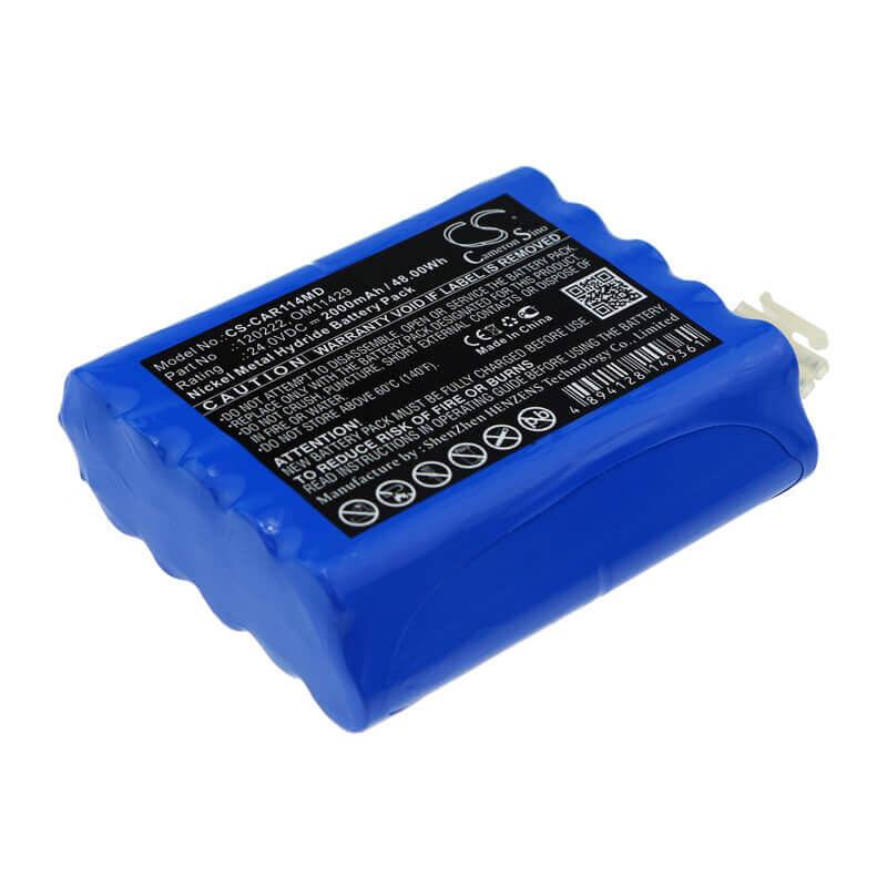 24.0V, Ni-MH, 2000mAh, Medical battery fits Cardioline, 593, 3 Digital Ecg, Delta 1 Plus, 48.00Wh Medical Cameron Sino Technology Limited (Medical)