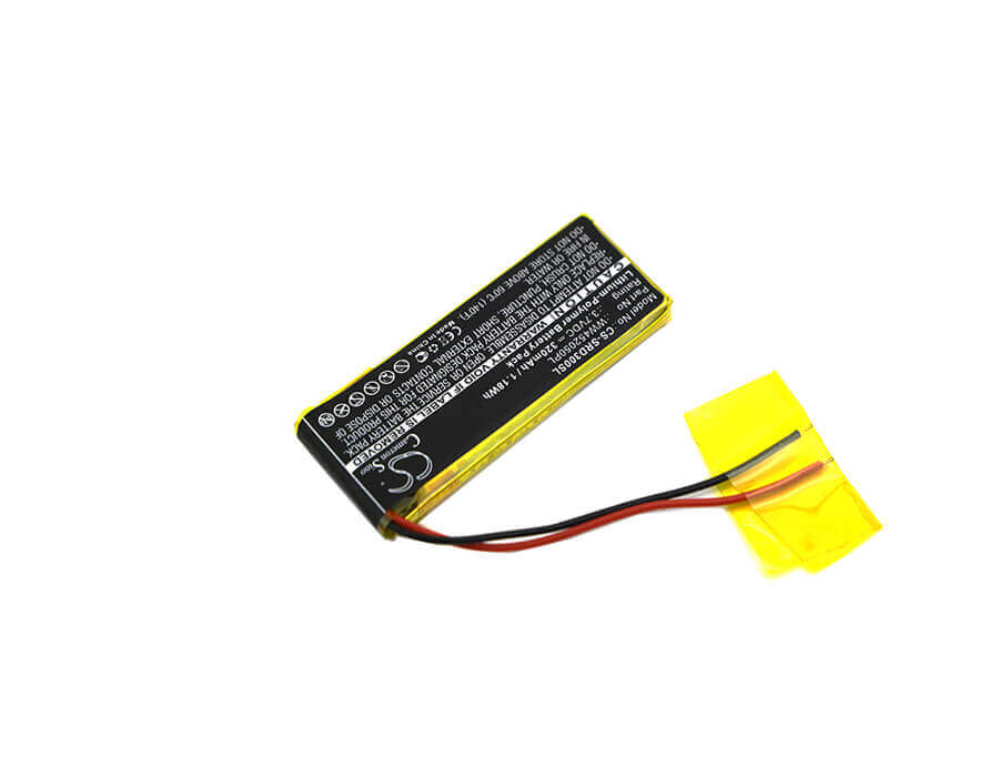 3.7V, Li-Polymer, 320mAh, Headset battery fits Scala Rider, Cardo, Ww452050pl, Q1, Q3, 1.18Wh Wireless Headset Cameron Sino Technology Limited