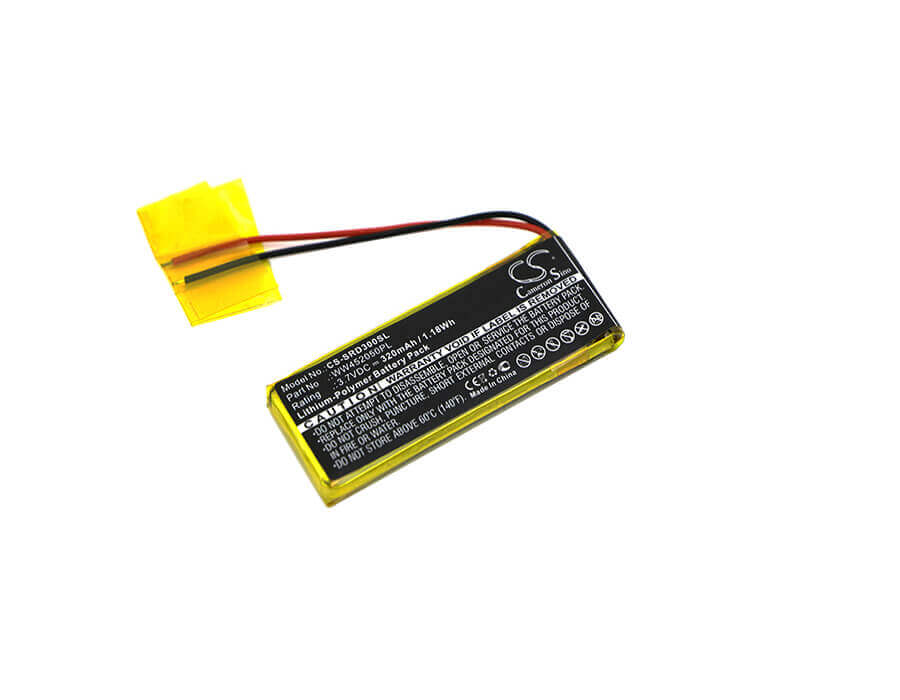3.7V, Li-Polymer, 320mAh, Headset battery fits Scala Rider, Cardo, Ww452050pl, Q1, Q3, 1.18Wh Wireless Headset Cameron Sino Technology Limited