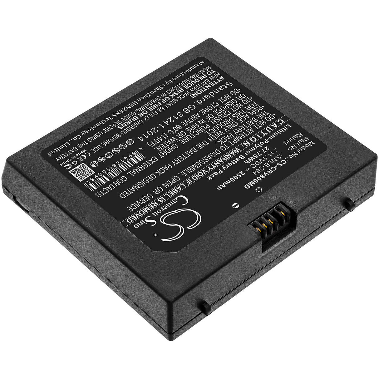 11.1V, Li-Polymer, 2500mAh, Medical battery fits Carejoy, Snlb-264, H8, Handheld Portable Ultrasound S, 27.75Wh Medical Cameron Sino Technology Limited (Medical)