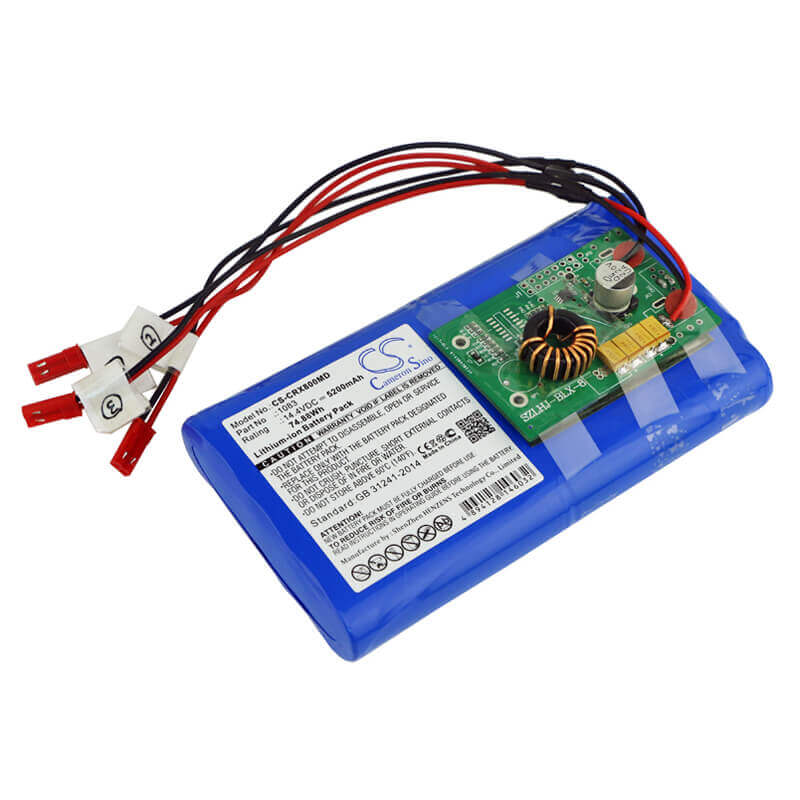 14.4V, Li-ion, 5200mAh, Medical battery fits Carestream, 1083, Dblx-8, 74.88Wh Medical Cameron Sino Technology Limited (Medical)