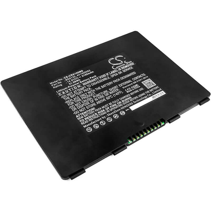 14.8V, Li-Polymer, 2100mAh, Medical battery fits Carestream, 1001163, Drx-1, Drx-1 System Flat Panel Digita, 31.08Wh Medical Cameron Sino Technology Limited (Medical)