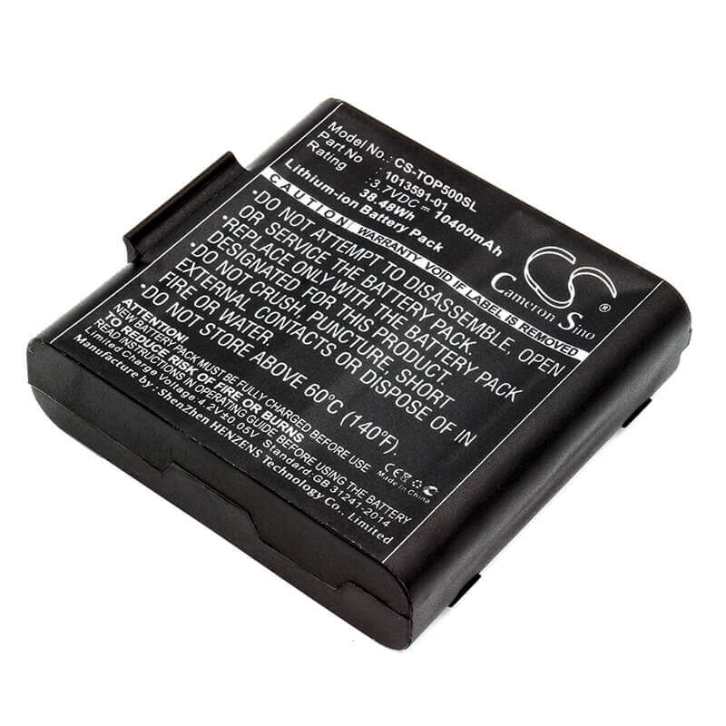 3,7V, Li-ion, 10400mAh, Batterie d'équipement compatible avec Topcon, Carlson, Sokkia, 1013591-01, RT3, 38,48Wh Équipement, Enquête, Test Cameron Sino Technology Limited