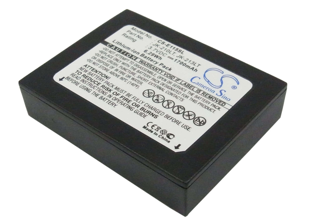 3,7V, Li-ion, 1700mAh, batterie PDA compatible avec Casio, Jk-210lt, Cassiopeia E100, Cassiopeia E105, 6,29Wh PDA, Pocket PC Cameron Sino Technology Limited