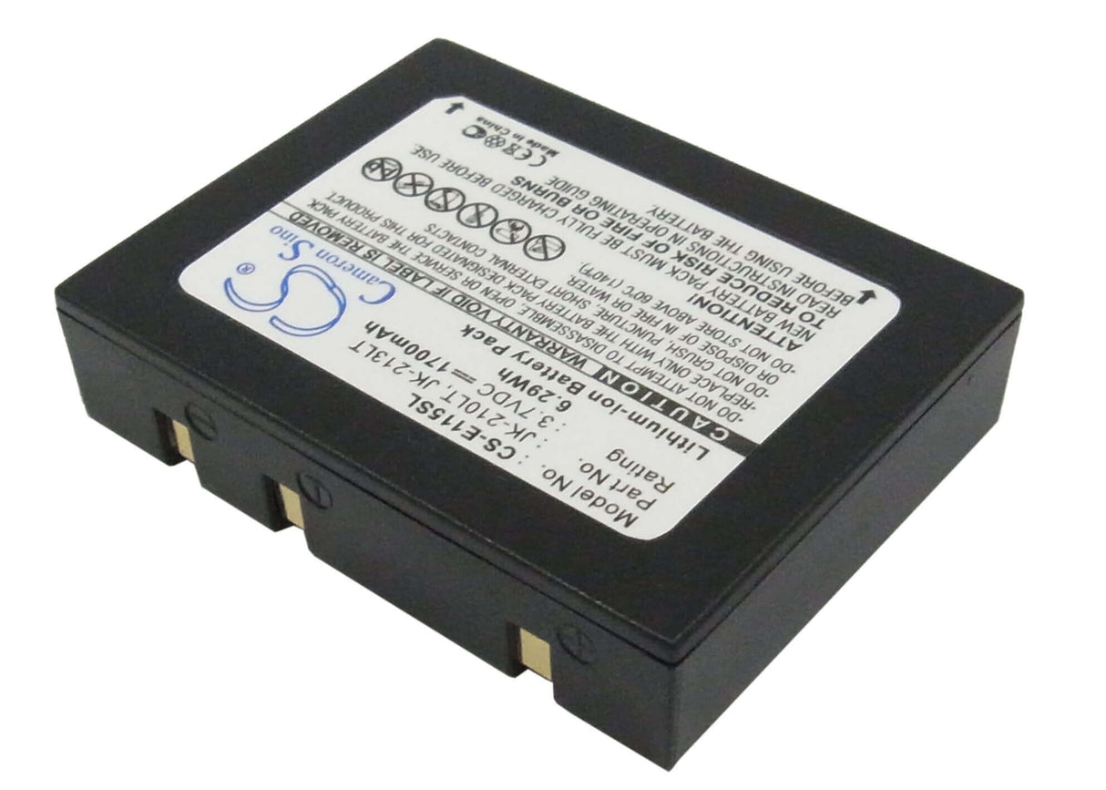 3,7V, Li-ion, 1700mAh, batterie PDA compatible avec Casio, Jk-210lt, Cassiopeia E100, Cassiopeia E105, 6,29Wh PDA, Pocket PC Cameron Sino Technology Limited
