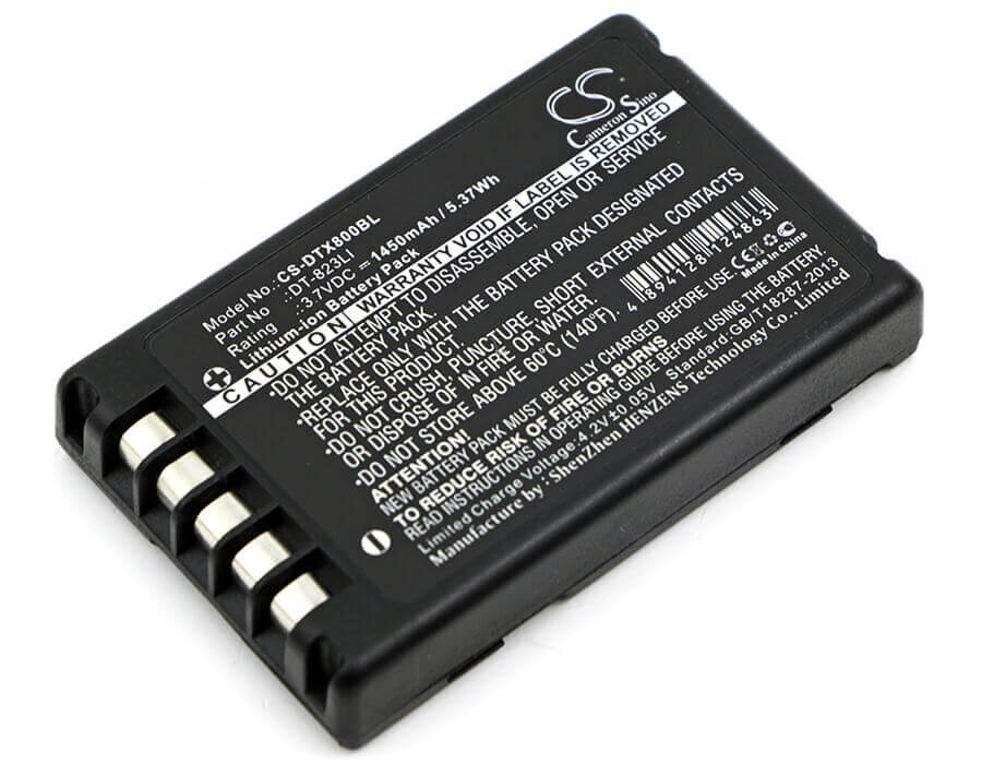 Batterie de scanner de code-barres pour Casio, Dt-800, Dt-810 3.7v, 1450mah - 5.37wh Scanner de code-barres Cameron Sino Technology Limited