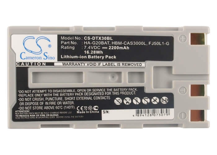 Barcode Scanner Battery For Casio Dt-x30, Dt-x30g 7.4v, 2200mah - 16.28wh Barcode Scanner Cameron Sino Technology Limited