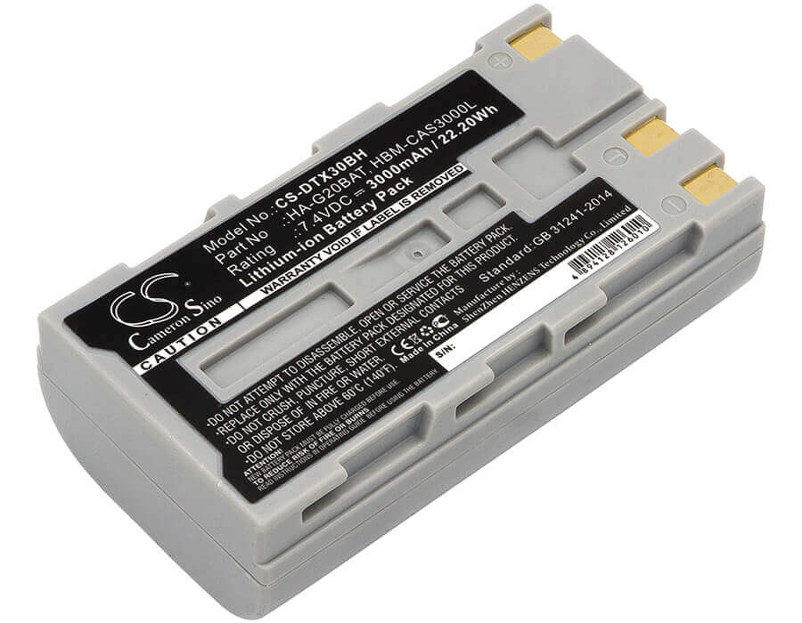 Barcode Scanner Battery For Casio, Dt-x30, Dt-x30g 7.4v, 3000mah - 22.20wh Barcode Scanner Cameron Sino Technology Limited