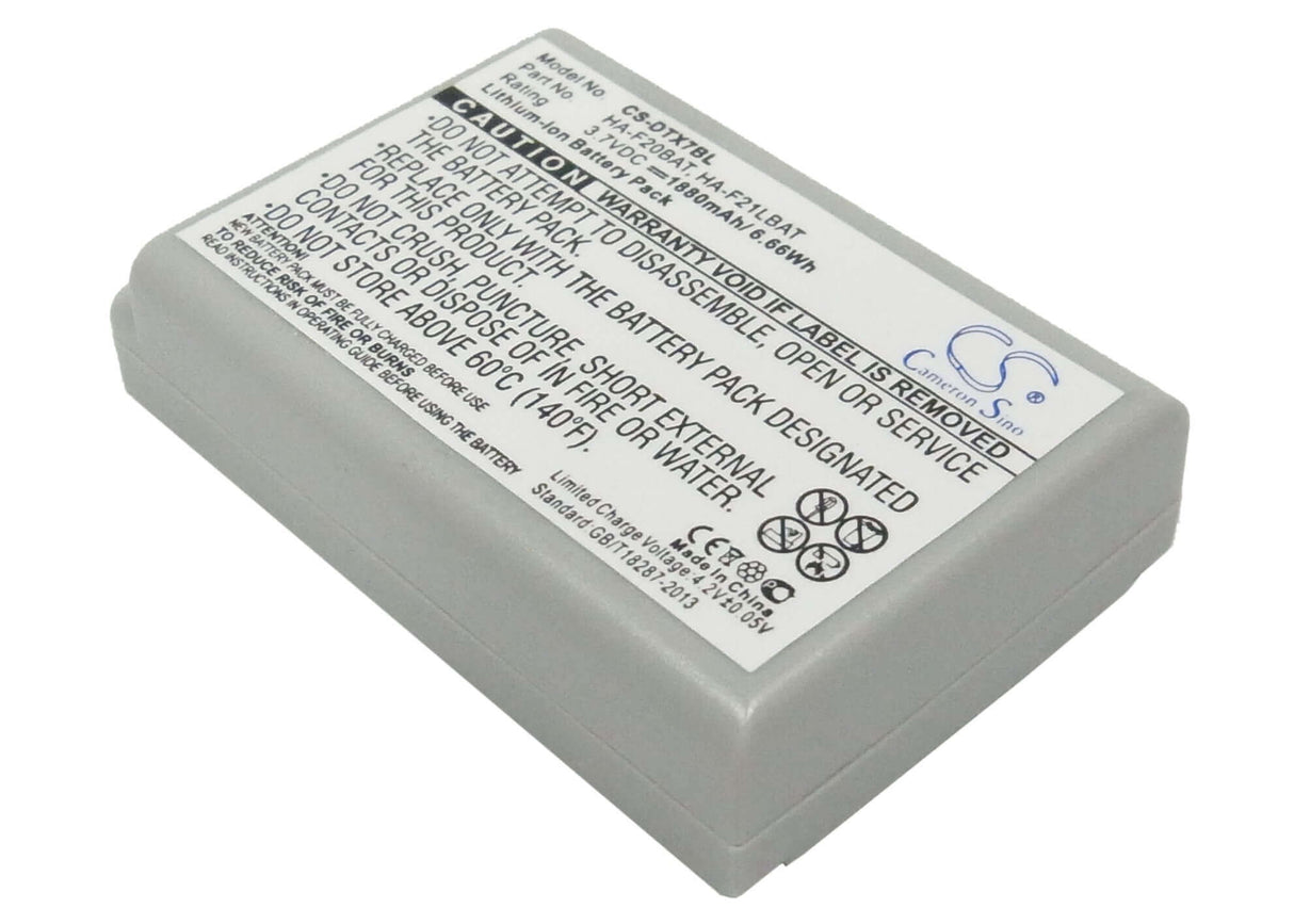 Barcode Scanner Battery For Casio Dt-x7, Dt-x7m10e, Dt-x7m10r 3.7v, 1880mah - 6.96wh Barcode Scanner Cameron Sino Technology Limited