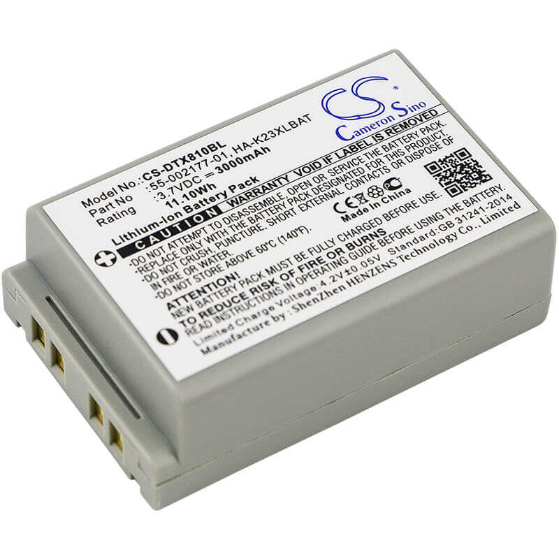 Barcode Scanner Battery For Casio, Dt-x8, Dt-x8-10c, Dt-x8-10c-cn, Dt-x8-10e 3.7v, 3000mah - 11.10wh Barcode Scanner Cameron Sino Technology Limited