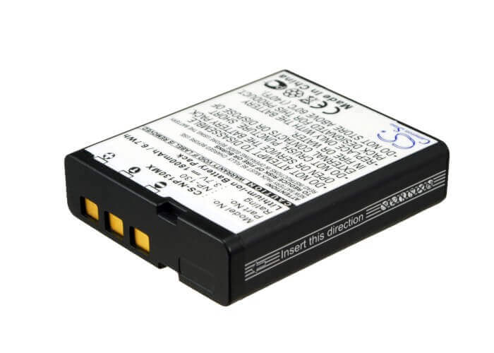 3.7V, Li-ion, 1800mAh, Camera battery fits Casio, Np-130, Exilim Ex-fc300s, Exilim Ex-h30, 6.66Wh Camera Cameron Sino Technology Limited (Camera)