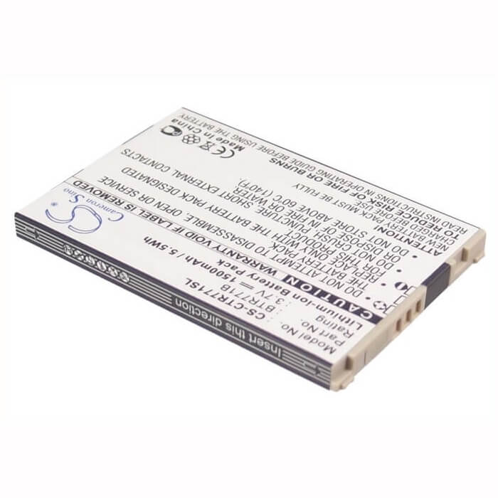 3.7V, Li-ion, 1500mAh, SmartPhone battery fits Verizon, Casio, Btr771b, C771, Gzone Commando C771, 5.55Wh Mobile, SmartPhone Cameron Sino Technology Limited (Suspended)