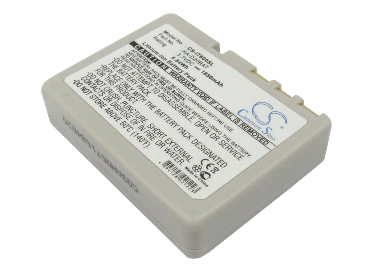 Barcode Scanner Battery For Casio It-600, It-300, Ha-020lbat 3.7v, 1850mah - 6.85wh Barcode Scanner Cameron Sino Technology Limited