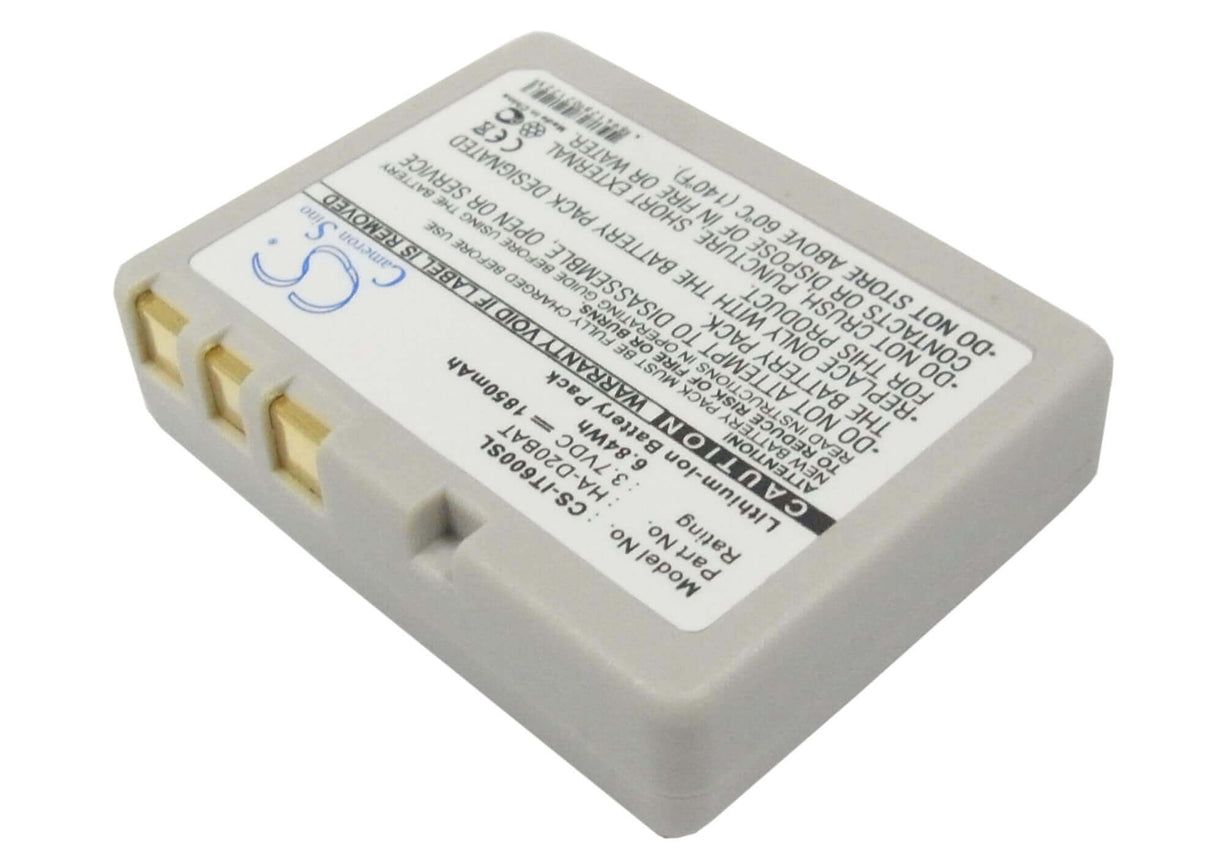 Barcode Scanner Battery For Casio It-600, It-300, Ha-020lbat 3.7v, 1850mah - 6.85wh Barcode Scanner Cameron Sino Technology Limited