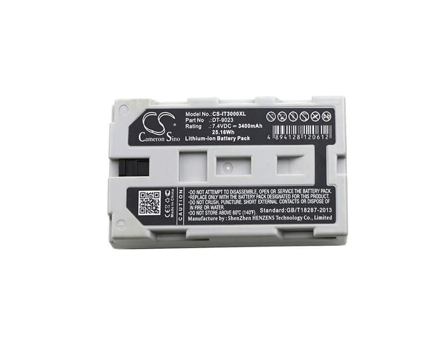 Batterie de Scanner de Code-barres pour Casio, It2000, It-2000d30e, It-2000d33e, It3000 7.4v, 3400mah - 25.16wh Scanner de Code-barres Cameron Sino Technology Limited