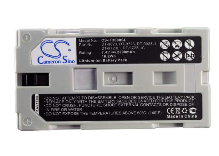 Batterie de scanner de code-barres pour Casio It3000, It2000, It-2000d30e 7.4v, 2200mah - 16.28wh Scanner de code-barres Cameron Sino Technology Limited