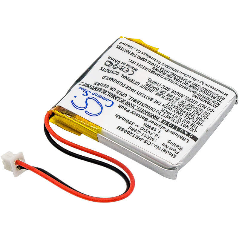 3.7V, Li-Polymer, 320mAh, Smartwatch battery fits Casio, Mr11-2286, Prt-2gp, 1.18Wh Smartwatch Cameron Sino Technology Limited