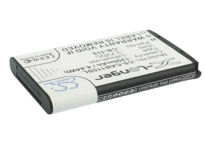 3.7V, Li-ion, 1200mAh, SmartPhone battery fits Cat, Cb-115, B100, 4.44Wh Mobile, SmartPhone Cameron Sino Technology Limited (Smartphone)