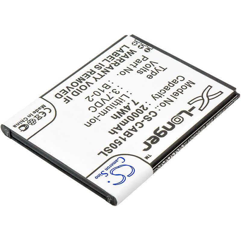 3.7V, Li-ion, 2000mAh, SmartPhone battery fits Cat, B10-2, B15, B15q, 7.4Wh Mobile, SmartPhone Cameron Sino Technology Limited (Smartphone)