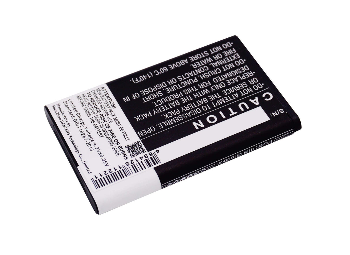3.7V, Li-ion, 1200mAh, SmartPhone battery fits Manta, Cat, 1icp5/3450 1s1p, B30, 4.44Wh Mobile, SmartPhone Cameron Sino Technology Limited (Smartphone)