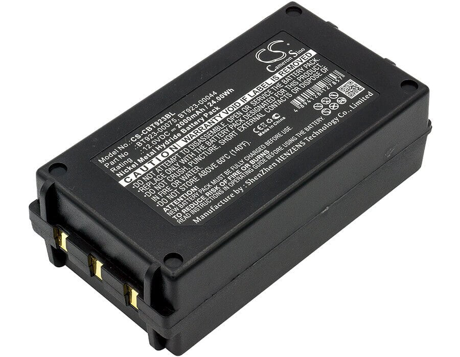 Crane Remote Battery For Cattron Theimeg, Th-ec 30 U. 40, Th-ec/lo 12v, 2000mah - 24.00wh Crane Remote Control Cameron Sino Technology Limited